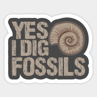 Paleontologist Fossils Fathers Day Gift Funny Retro Vintage Sticker